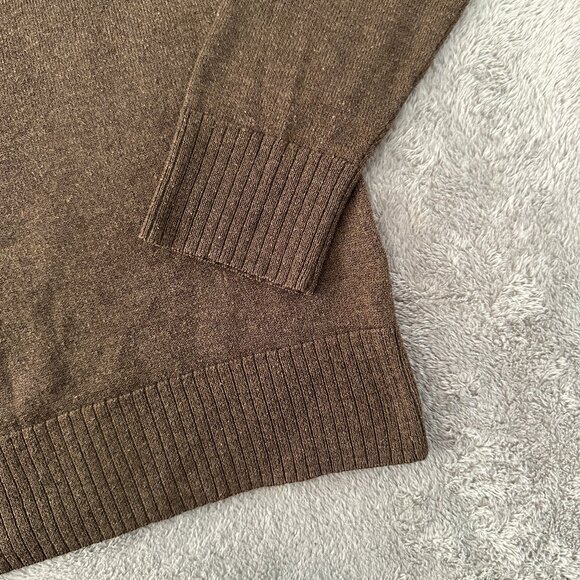 Smartwool Men's Sparwood Brown Wool Blend Sweater SMALL - Picture 4 of 7